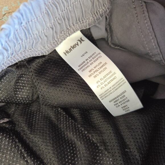 Hurley Boys Performance Jogger Lot of 2 Size 14/16 Black Gray Pants Active - Picture 9 of 10